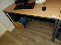 *Office Table in Lightwood Finish 123x75cm