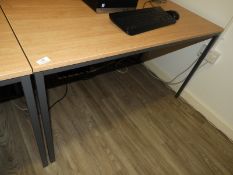 *Office Table in Lightwood Finish 120x75cm