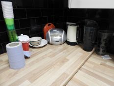 *Bush CD Player, Radio, Kettle, Jugs, etc.