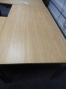 *Office Table in Lightwood Finish 140x80cm