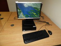 *HP Pro Desktop Computer with Monitor, Keyboard & Mouse