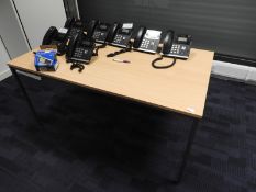 *Office Table in Lightwood & Grey Finish 140x60cm