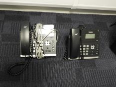 *Two Yealink T41P Telephones