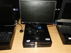 *HP Desktop Computer with Monitor, Keyboard and Mouse