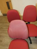 *Three Operators Gas Lift Swivel Chairs