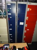 *Two Banks of Six Cubical Lockers