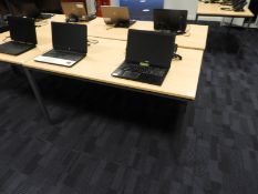 *Office Table in Lightwood & Grey Finish 140x60cm