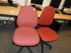 *Two Operators Gas Lift Swivel Chairs