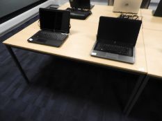 *Office Table in Lightwood & Grey Finish 140x60cm