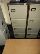 *Four Drawer Foolscap Filing Cabinet (coffee & cream)