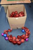 *Three Christmas Bauble Garlands