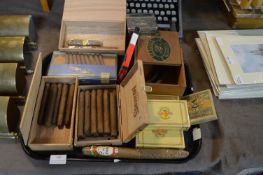 Collection of Cigars and Cigar Boxes etc.