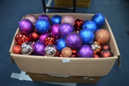 *Box of Assorted Christmas Baubles