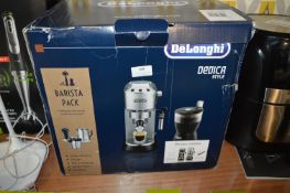 *Delonghi Dedica Coffee Machine and Barista Pack