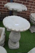 Acanthus Leaf Design Birdbath