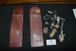Silver Chains and Pendants etc.