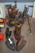 Vintage Irons, Mincers, Blow Torches, etc.