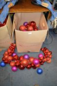 *Three Christmas Bauble Garlands