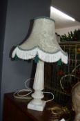 Marble Table Lamp (AF - in working order)