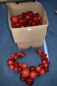 *Four Christmas Bauble Garlands