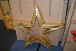 *1m Gold Christmas Star