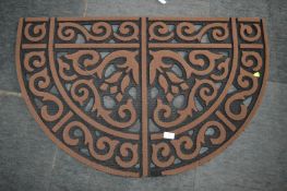 *Semi Circle Outdoor Door Mat