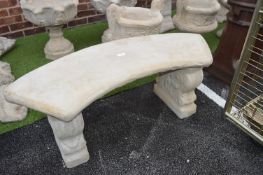 Classical Curved Garden Bench