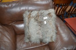 Faux Feather Cushion