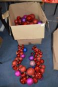 *Three Christmas Bauble Garlands
