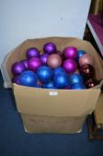 *Large Box of Christmas Baubles