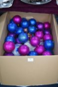 *Large Box of Loose Christmas Baubles