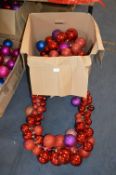 *Three Christmas Bauble Garlands