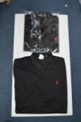 Two Ralph Lauren Black Polo Shirts Size: XXXL