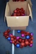 *Three Christmas Bauble Garlands