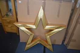 *1m Gold Twinkling Star