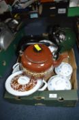 Vintage Enamel Cookware; Pans, Kettles, etc.