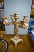 Decorative Gilt Candelabra