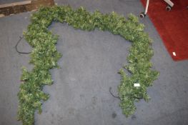 *Light Up Christmas Garland (adapter required)