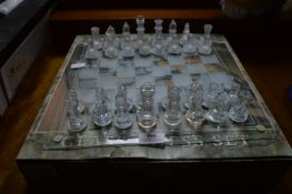 Glass Chess Set