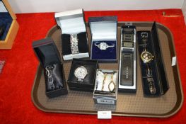 Seven Boxed Ladies and Gents Wristwatches