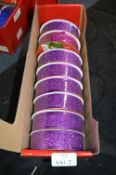 *Eight Packs of Decorative Christmas Ribbon