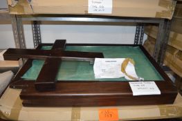 *Post Standing Protective Screen (walnut)