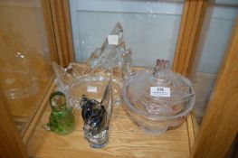 Glass Paperweights etc.