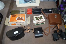 Vintage Russian Binoculars plus Cameras, etc.