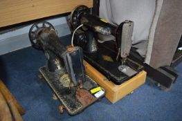 Two Singer Sewing Machine (one AF)