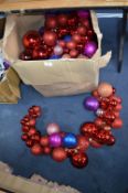 *Four Christmas Bauble Garlands