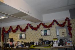 *Eight Christmas Bauble Garlands