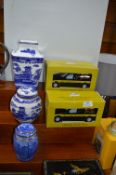Ringtons Ford Escort Money Boxes plus Ceramic Tea