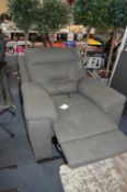 *Kuka Grey Fabric Recliner (AF - does not recline)
