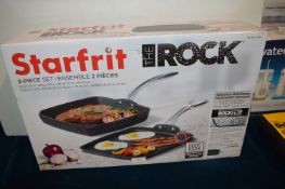 *Starfrit Rock 2pc Pan Set